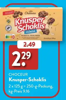 Aldi Süd CHOCEUR Knusper-Schoklis Angebot