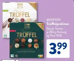 Aldi Süd MOSER ROTH Trüffelpralinen Angebot