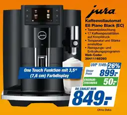 expert Techno Land Jura Kaffeespezialitäten E8 Piano Black (EC) Angebot