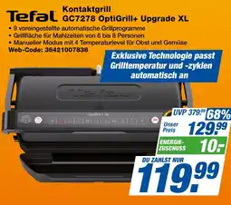 expert Techno Land Tefal Kontaktgrill GC7278 OptiGrill+ Upgrade XL Angebot