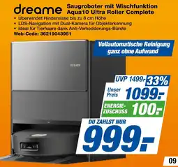 expert Techno Land DREAME Saugroboter mit Wischfunktion Aqua10 Ultra Roller Complete Angebot