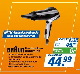 expert Techno Land BRAUN Haartrockner BRHD710E Angebot