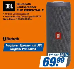 expert Techno Land JBL Bluetooth Lautsprecher FLIP ESSENTIAL 2 Angebot