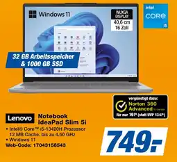 expert Techno Land Lenovo Notebook IdeaPad Slim 5i Angebot