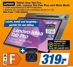 expert Techno Land Lenovo Tablet Idea Tab Pro, inkl. Lenovo Tab Pen Plus und Moto Buds Angebot