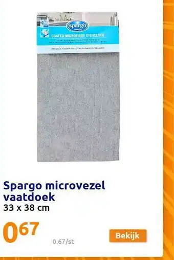 Action Spargo Microvezel Vaatdoek Angebot