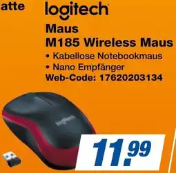 expert Techno Land logitech Maus M185 Wireless Maus Angebot