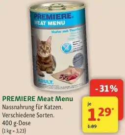 Fressnapf PREMIERE Meat Menu Angebot