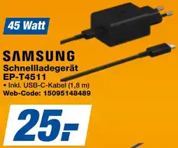 expert Techno Land SAMSUNG Schnellladegerät EP-T4511 Angebot