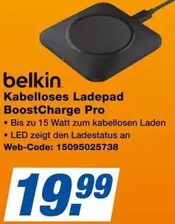 expert Techno Land belkin Kabelloses Ladepad BoostCharge Pro Angebot