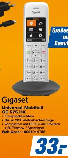 expert Techno Land Gigaset Universal-Mobilteil CE 575 HX Angebot