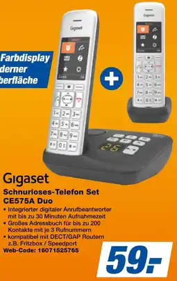 expert Techno Land Gigaset Schnurloses-Telefon Set CE575A Duo Angebot