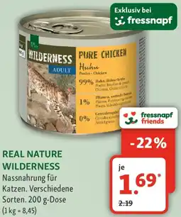 Fressnapf REAL NATURE WILDERNESS Nassnahrung für Katzen Angebot