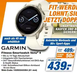expert Techno Land GARMIN Fitness-Smartwatch Venu 4 Angebot