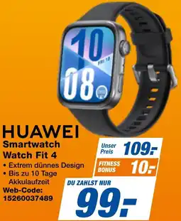 expert Techno Land HUAWEI Smartwatch Watch Fit 4 Angebot
