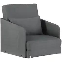 Netto Marken-Discount HOMCOM Einzelsofa Wildlederimitat (100% Polyester), Metall, Schwamm Angebot