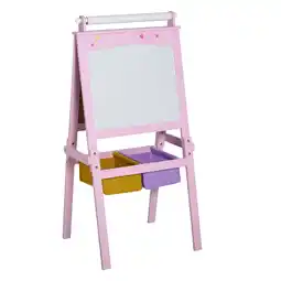 Netto Marken-Discount HOMCOM Kinderstaffelei MDF, Vliesstoff Angebot