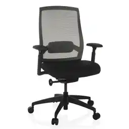 Netto Marken-Discount hjh OFFICE Profi Bürostuhl COLORE Stoff / Netzstoff mit Armlehnen (höhenverstellbar) Angebot