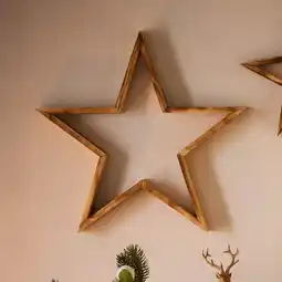 NKD Deko-Stern in geflammtem Design Angebot