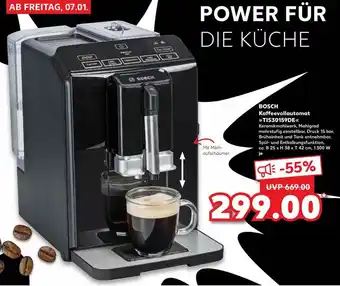 Kaufland Bosch Kaffeevollautomat >TIS30159DE< Angebot