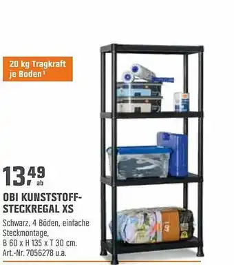 OBI Obi Kunststoff-steckregal Xs Angebot