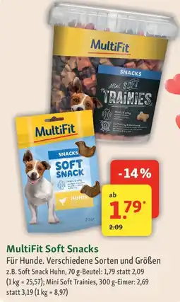 Fressnapf MultiFit Soft Snacks Angebot