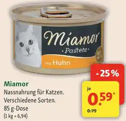 Fressnapf Miamor Nassnahrung für Katzen Angebot