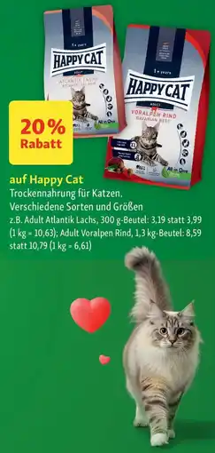Fressnapf auf Happy Cat Trockennahrung für Katzen Angebot