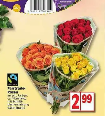 Edeka Fairtrade Rosen Angebot