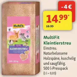 Fressnapf MultiFit Kleintierstreu Angebot