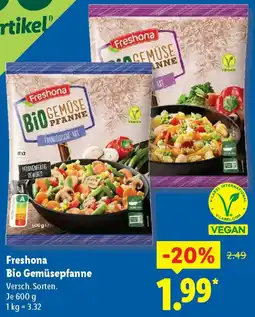 Lidl Freshona Bio Gemüsepfanne Angebot