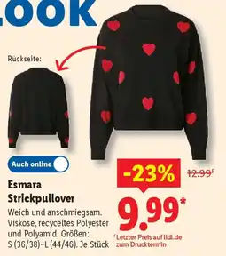 Lidl Esmara Strickpullover Angebot