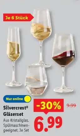 Lidl Silvercrest Gläserset Angebot