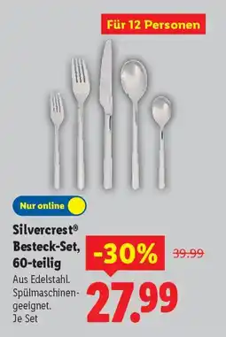 Lidl Silvercrest Besteck-Set, 60-teilig Angebot