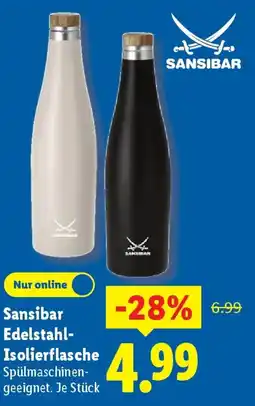 Lidl Sansibar Edelstahl- Isolierflasche Angebot