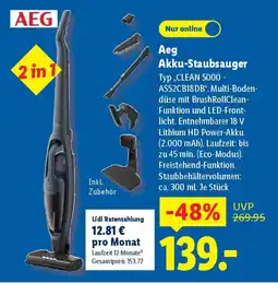 Lidl Aeg Akku-Staubsauger Angebot