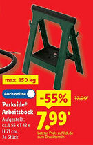 Lidl Parkside Arbeitsbock Angebot