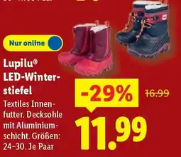 Lidl Lupilu LED-Winterstiefel Angebot