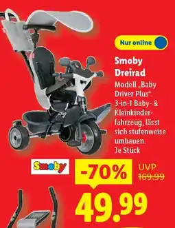 Lidl Smoby Dreirad Modell,,Baby Angebot