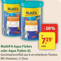 Fressnapf MultiFit Aqua Flakes oder Aqua Flakes XL Angebot