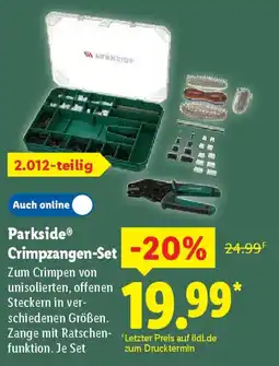 Lidl Parkside Crimpzangen-Set Angebot