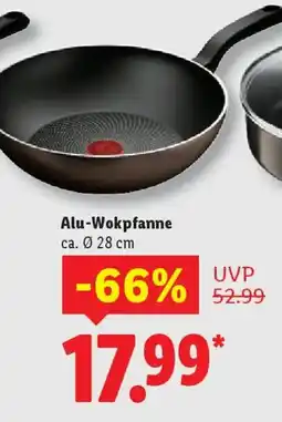 Lidl Tefal Alu-Wokpfanne ca. Ø 28 cm Angebot