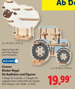 Lidl Livarno Kinder-Regal für Audiobox und Figuren Angebot