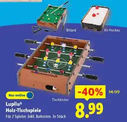Lidl Lupilu Holz-Tischspiele Angebot