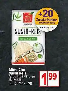 Elli Markt Ming Chu Sushi Reis Angebot