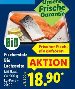 Lidl Fischerstolz Bio Lachsseite Angebot