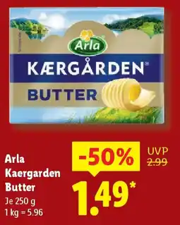 Lidl Arla Kaergarden Butter Angebot