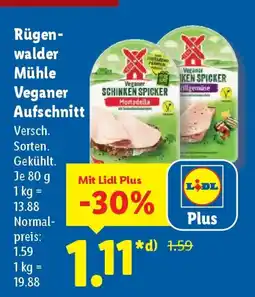 Lidl Rügenwalder Mühle Veganer Aufschnitt Angebot