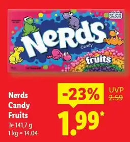 Lidl Nerds Candy fruits Angebot
