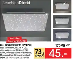 Zurbrüggen LED-Deckenleuchte SPARKLE Angebot
